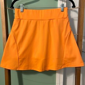 Orange Tennis Skort